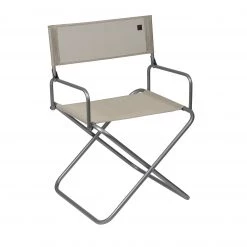 De gros 👏 Lafuma Mobilier FGX XL Chaise avec accoudoirs avec Cannage Phifertex, beige 🎁