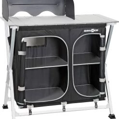 Nouveau 👏 Brunner Azabache CT Cross Square Armoire multifonction, noir/gris ✔️