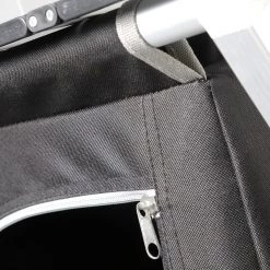 Nouveau 👏 Brunner Azabache CT Cross Square Armoire multifonction, noir/gris ✔️ -Meubles de camping Soldes brunner azabache ct cross square mehrzweckschrank schwarz 3