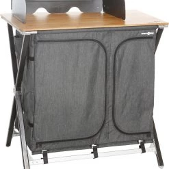 Coupon 🔔 Brunner Mercury Cross Square Cooker HWT Armoire de camping, gris 🛒 -Meubles de camping Soldes brunner mercury cross square cooker hwt kuechenschrank grau 3