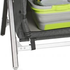 Coupon 🔔 Brunner Mercury Cross Square Cooker HWT Armoire de camping, gris 🛒 -Meubles de camping Soldes brunner mercury cross square cooker hwt kuechenschrank grau 6