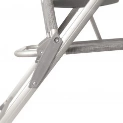 Remise 👍 Brunner Skye Chaise à quatre pieds, gris 😍 -Meubles de camping Soldes brunner skye vierbein stuhl skye aravel hell grau 5