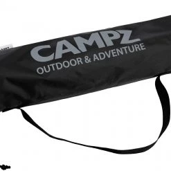 Meilleure affaire 🎁 CAMPZ Tabouret pliant en aluminium à 4 pieds, noir/gris 😍 -Meubles de camping Soldes campz 4 legs stool aluminium black gold 6