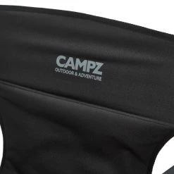 Grosses soldes 🔥 CAMPZ Chaise de direction en aluminium, noir/gris 🤩 -Meubles de camping Soldes campz aluminium directors chair black grey 6