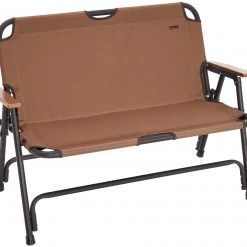 Remise 🎉 CAMPZ Chaise pliante en aluminium Sac bivouac, marron/noir ⌛