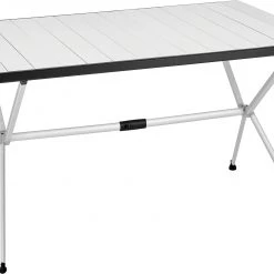 Meilleur prix ❤️ CAMPZ Table à roulettes en aluminium 120x80x70cm, gris ⭐