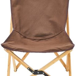 Coupon ⭐ CAMPZ Chaise pliante en bambou Ensemble avec revêtement et repose-pieds, marron 🌟 -Meubles de camping Soldes campz bamboo folding chair set with cover and footrest brown brown 4
