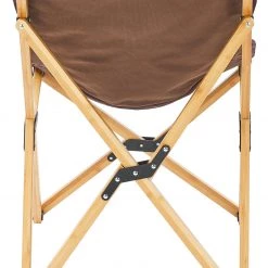 Coupon ⭐ CAMPZ Chaise pliante en bambou Ensemble avec revêtement et repose-pieds, marron 🌟 -Meubles de camping Soldes campz bamboo folding chair set with cover and footrest brown brown 5