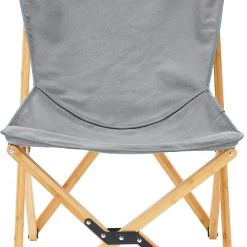 Sortie 💯 CAMPZ Chaise pliante en bambou Ensemble avec housse, gris/marron 💯 -Meubles de camping Soldes campz bamboo folding chair set with cover grey brown 6