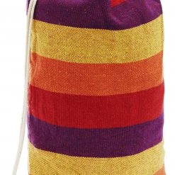 Meilleure affaire 😉 CAMPZ Hamac double en coton, Multicolore ⌛ -Meubles de camping Soldes campz baumwoll doppelhaengematte bunt 4