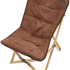 Promo 🤩 CAMPZ Ensemble de chaises pliantes en bois de hêtre avec revêtement, marron 🛒 -Meubles de camping Soldes campz beech wood folding chair brown brown 4