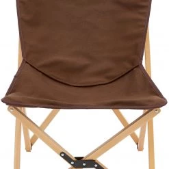 Promo 🤩 CAMPZ Ensemble de chaises pliantes en bois de hêtre avec revêtement, marron 🛒 -Meubles de camping Soldes campz beech wood folding chair brown brown 6