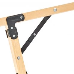 Remise 🎉 CAMPZ Table à roulettes en hêtre 100x60x45cm, marron 🎁 -Meubles de camping Soldes campz beech wood folding table 100x60x45cm brown 5