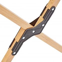 Meilleure affaire 🌟 CAMPZ Table à roulettes en hêtre 90x60x70cm, marron 🥰 -Meubles de camping Soldes campz beech wood folding table 90x60x70cm brown 3