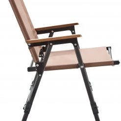 Coupon 🥰 CAMPZ Chaise pliante Aluminium Comfort L, marron/noir 😉 -Meubles de camping Soldes campz comfort aluminium faltstuhl l braun 3