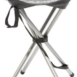 Coupon 🔔 CAMPZ Tabouret pliant 4 pieds, noir 😍