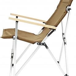 Nouveau ❤️ CAMPZ Chaise pliante en aluminium, marron 🔔 -Meubles de camping Soldes campz faltstuhl aluminium braun 5