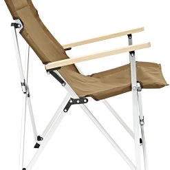 Nouveau ❤️ CAMPZ Chaise pliante en aluminium, marron 🔔 -Meubles de camping Soldes campz faltstuhl aluminium braun 6