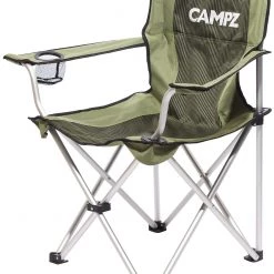 Meilleur prix ❤️ CAMPZ Chaise pliante en aluminium, gris/noir ❤️