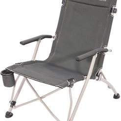 Nouveau 🧨 CAMPZ Chaise pliante, gris ✔️