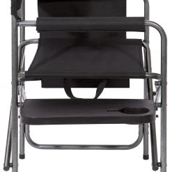 Les meilleures critiques de 🥰 CAMPZ Chaise pliante avec tablette d'appoint, noir/gris ⭐ -Meubles de camping Soldes campz faltstuhl mit seitentisch schwarz grau 3