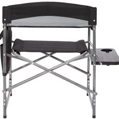 Les meilleures critiques de 🥰 CAMPZ Chaise pliante avec tablette d'appoint, noir/gris ⭐ -Meubles de camping Soldes campz faltstuhl mit seitentisch schwarz grau 4