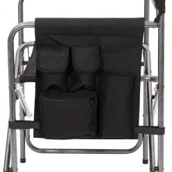 Les meilleures critiques de 🥰 CAMPZ Chaise pliante avec tablette d'appoint, noir/gris ⭐ -Meubles de camping Soldes campz faltstuhl mit seitentisch schwarz grau 5