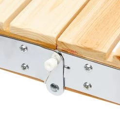 Sortie ✔️ CAMPZ Table de pique-nique en sapin, marron/gris 🥰 -Meubles de camping Soldes campz fir wood picnic table brown 6