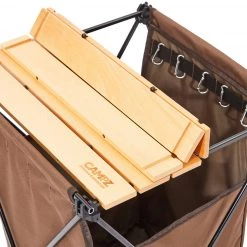 Vente flash 🥰 CAMPZ Armoire pliante, marron ⭐ -Meubles de camping Soldes campz folding cabinet brown 4