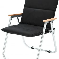 Les meilleures critiques de 🧨 CAMPZ Ensemble de chaises pliantes avec revêtement, noir 🎉