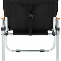 Les meilleures critiques de 🧨 CAMPZ Ensemble de chaises pliantes avec revêtement, noir 🎉 -Meubles de camping Soldes campz folding chair with beech wood armrests black brown 4