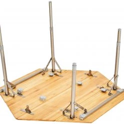 Les meilleures critiques de ✔️ CAMPZ Hexa Table pliante en bambou 100x86x40/60cm, marron 👍 -Meubles de camping Soldes campz hexa bambus falttisch o100x50 70cm braun 4