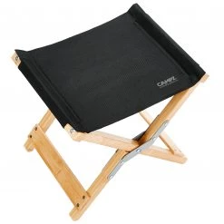 Acheter 🎉 CAMPZ Tabouret pliant Bamboo, noir/marron 🔥 -Meubles de camping Soldes campz lounger folding chair with detachable footrest black 4