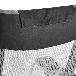 Sortie 🎉 CAMPZ Chaise longue pliante en maille avec repose-pieds amovible, gris/noir 🎁 11 Sortie 🎉 CAMPZ Chaise longue pliante en maille avec repose-pieds amovible, gris/noir 🎁 -Meubles de camping Soldes campz mesh lounger folding chair with detachable footrest black grey 6