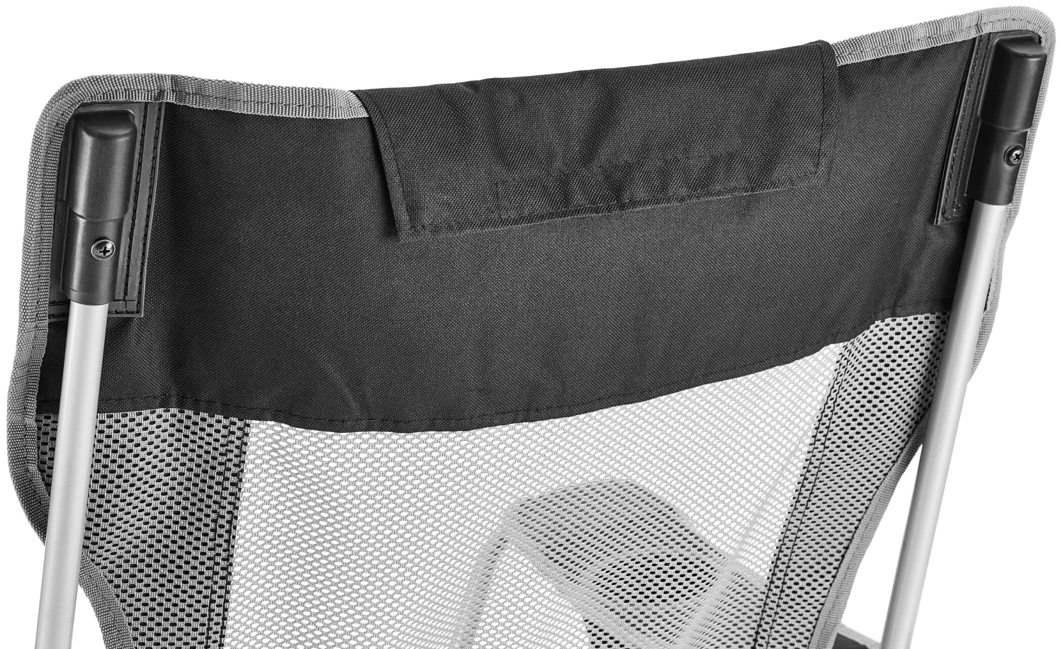 Sortie 🎉 CAMPZ Chaise longue pliante en maille avec repose-pieds amovible, gris/noir 🎁 6 Sortie 🎉 CAMPZ Chaise longue pliante en maille avec repose-pieds amovible, gris/noir 🎁 – Image 6