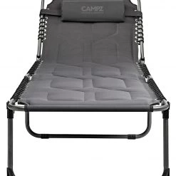 Top 10 👍 CAMPZ Chaise Longue Matelassée, noir 👏 -Meubles de camping Soldes campz padded lounger black 4