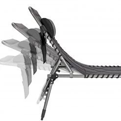 Top 10 👍 CAMPZ Chaise Longue Matelassée, noir 👏 -Meubles de camping Soldes campz padded lounger black 5