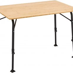 Meilleure affaire 🛒 CAMPZ Premium Bamboo Table 100x70x70cm, beige/noir 🔥