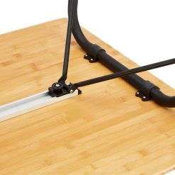 Meilleure affaire 🛒 CAMPZ Premium Bamboo Table 100x70x70cm, beige/noir 🔥 -Meubles de camping Soldes campz premium bamboo table 100x70x70cm black brown 6