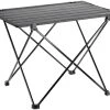 Vente flash 🧨 CAMPZ Table enroulable 55x42x40cm Ultra Light, noir/gris 🔔