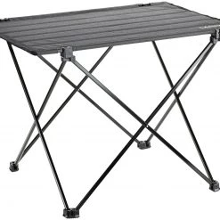 Vente flash 🧨 CAMPZ Table enroulable 55x42x40cm Ultra Light, noir/gris 🔔