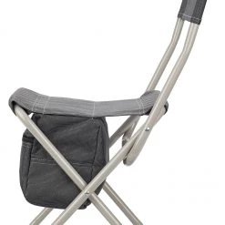 Promo 🤩 CAMPZ Chaise pliante avec rangement, gris 😍 -Meubles de camping Soldes campz storage faltstuhl anthrazit 5