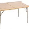 Meilleure vente 🔔 CAMPZ Utility Table en bambou 51x78x40, marron 👏