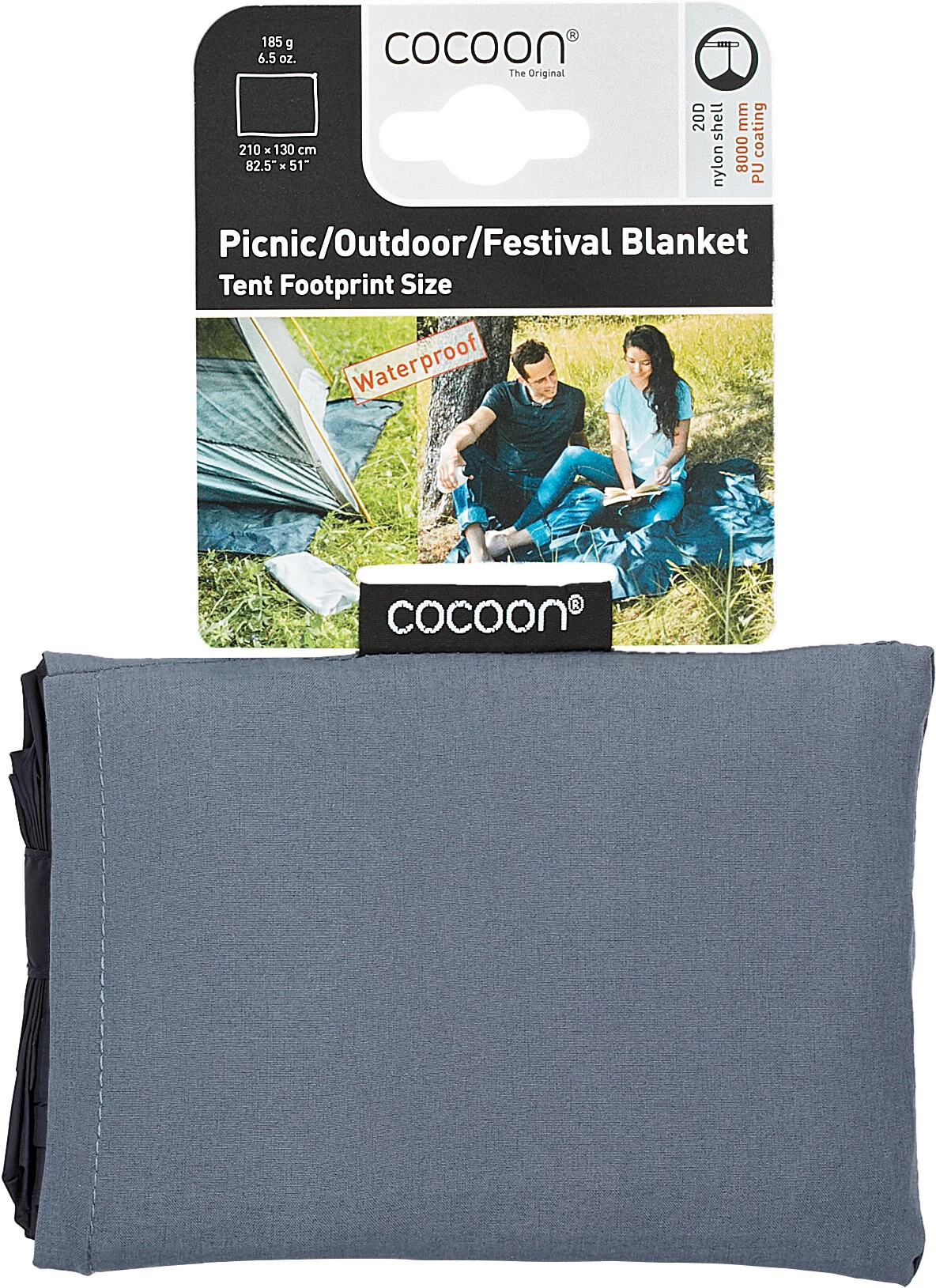 Le moins cher 🔥 Cocoon Picnic/Outdoor/Festival Couverture de survie 8000mm 210x130cm, bleu 👏 2 Le moins cher 🔥 Cocoon Picnic/Outdoor/Festival Couverture de survie 8000mm 210x130cm, bleu 👏 – Image 2