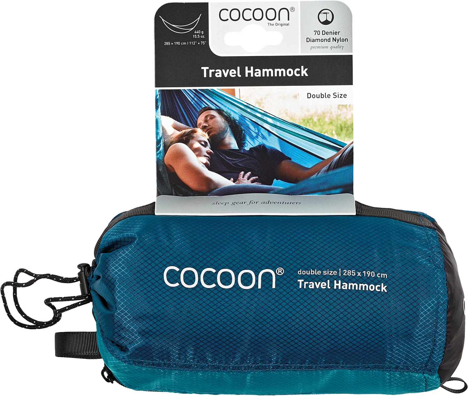Tout neuf 😉 Cocoon Hamac de voyage Double, bleu 😀 2 Tout neuf 😉 Cocoon Hamac de voyage Double, bleu 😀 – Image 2