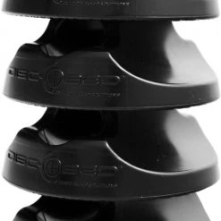 Meilleur prix 🔔 Disc-O-Bed Coussinets pour pieds Ensemble de 4, noir 🛒 -Meubles de camping Soldes disc o bed foot pads set of 4 black 3