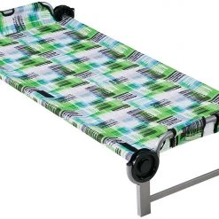 Promo 😀 Disc-O-Bed Kid-O-Bed Cadre droit sans poches latérales Enfant, vert 🧨