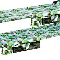 Offres 👍 Disc-O-Bed Kid-O-Bunk Lit Enfant, vert/bleu 👍 -Meubles de camping Soldes disc o bed kid o bunk bed kids block pattern 4