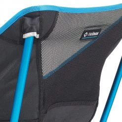 Promo 👏 Helinox Café Chaise, vert 🌟 -Meubles de camping Soldes helinox cafe chair black cyan blue 3