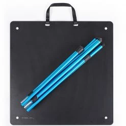 Meilleure vente 🌟 Helinox Café Table, bleu/noir 🥰 -Meubles de camping Soldes helinox cafe table black cyan blue 5